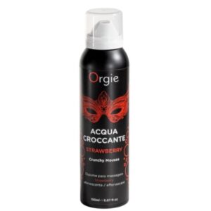 ORGIE – ACQUA CROCCANTE MOUSSE DE MASSAGEM CROCANTE DE MORANGO 150 ML