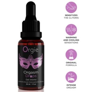 ORGIE – GOTAS PARA ORGASMO E ESTIMULAÇÃO CLITORIANA 30 ML