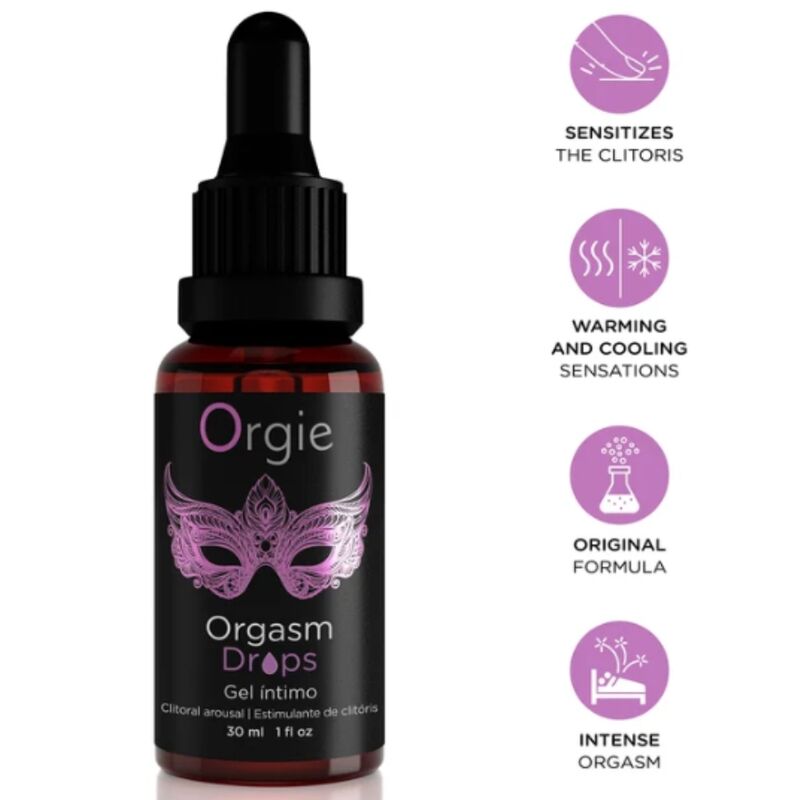Mercadox ORGIE - GOTAS PARA ORGASMO E ESTIMULAÇÃO CLITORIANA 30 ML