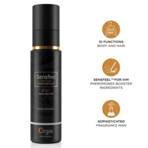 ORGIE – SENSFEEL PARA HOMENS ELIXIR DE SEDUÇÃO 10 EM 1 PARA CORPO E CABELO 100 ML