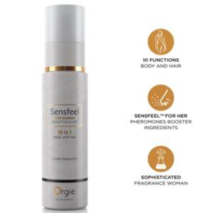 ORGIE – SENSFEEL ELIXIR DE SEDUÇÃO FEMININO 10 EM 1 PARA CORPO E CABELO 100 ML