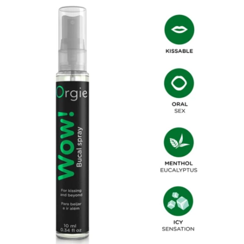 Mercadox ORGIE - UAU! SPRAY BUCAL DE MENTOL E EUCALIPTO 10 ML