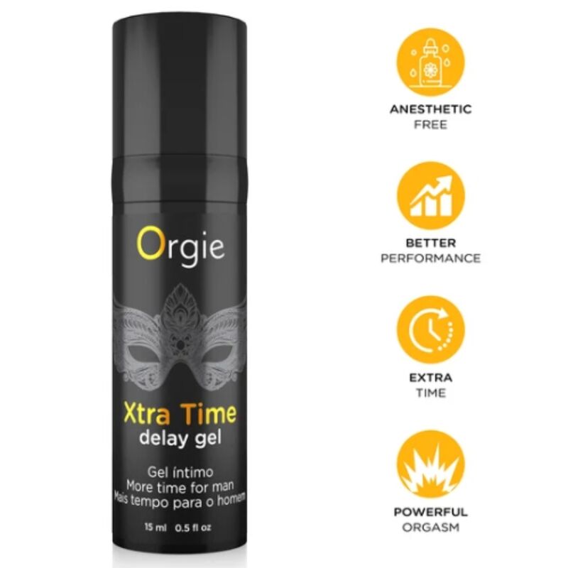 Mercadox ORGIE - GEL RETARDA EXTRA SEM ANESTÉSICO 15 ML