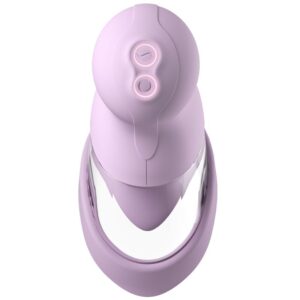 FANTASY FOR HER – VELOURA TOUCH PLEASURE PUMP BOMBA ÍNTIMA COM SUCÇÃO E VIBRAÇÃO ROXA