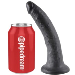 KING COCK – DILDO PRETO 17.8 CM