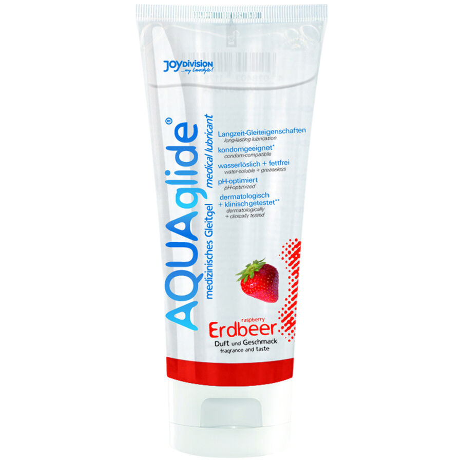 Mercadox JOYDIVISION AQUAGLIDE - LUBRIFICANTE DE MORANGO 100 ML