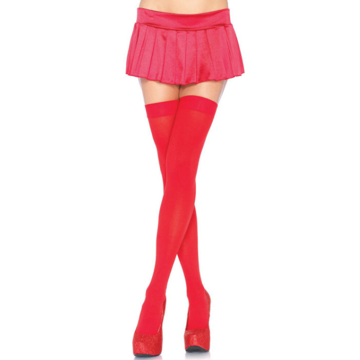 Mercadox LEG AVENUE - MEIAS NYLON VERMELHO