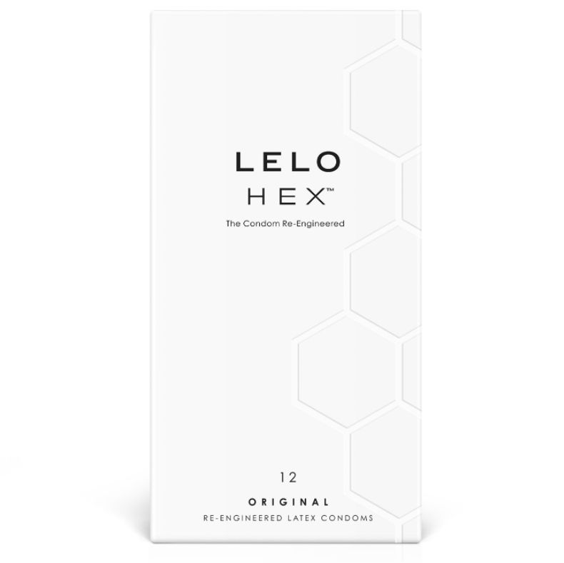 Mercadox LELO - CAIXA DE PRESERVATIVO HEX 12 UNIDADES