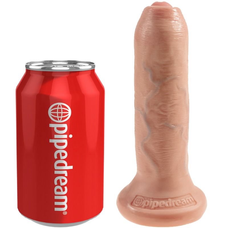 Mercadox KING COCK - DILDO REALÍSTICO CARNE SEM CORTES 15 CM